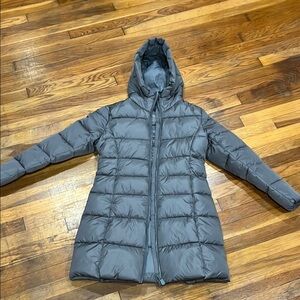SAVE THE DUCK Charcoal Hooded Jacket